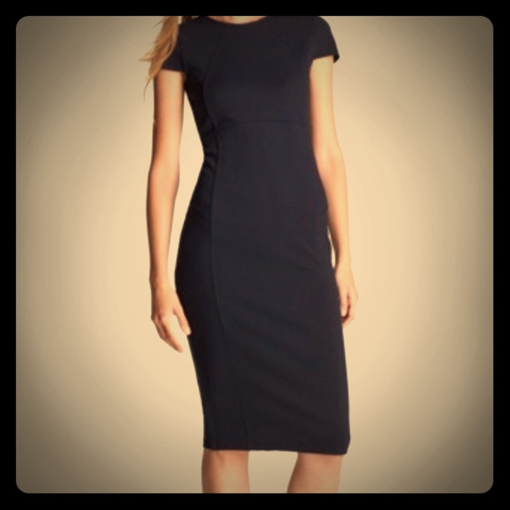 FELICITY & COCO Black Pencil Dress